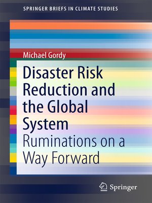 cover image of Disaster Risk Reduction and the Global System